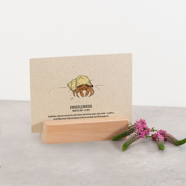 Postkarte "Einsiedlerkrebs", Krebs