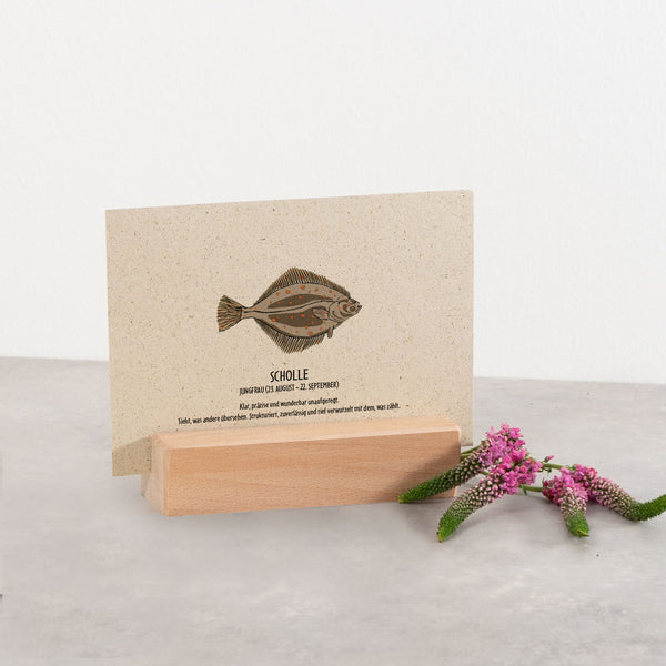 Postkarte "Scholle", Jungfrau