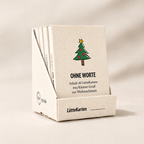 LütteKarten "OHNE WORTE" X-MAS, Vol. 1